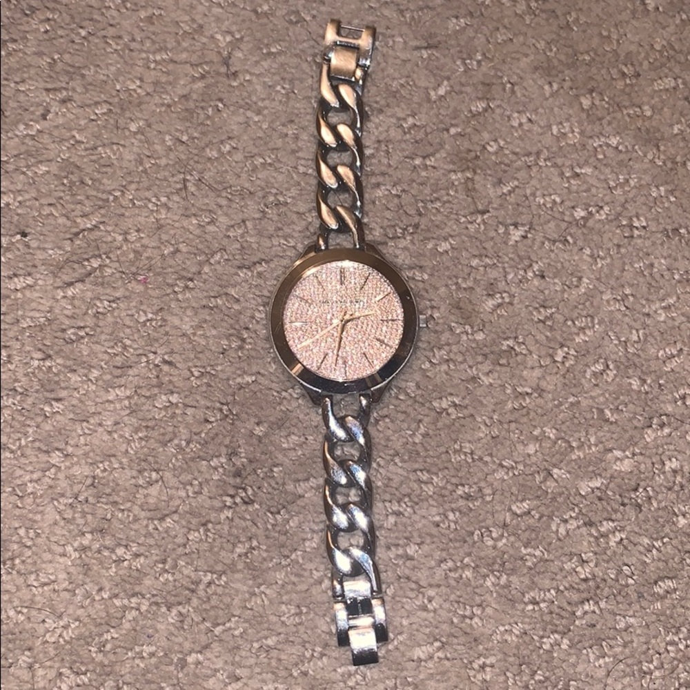 Michael Kors Pink Rhinestone Watch